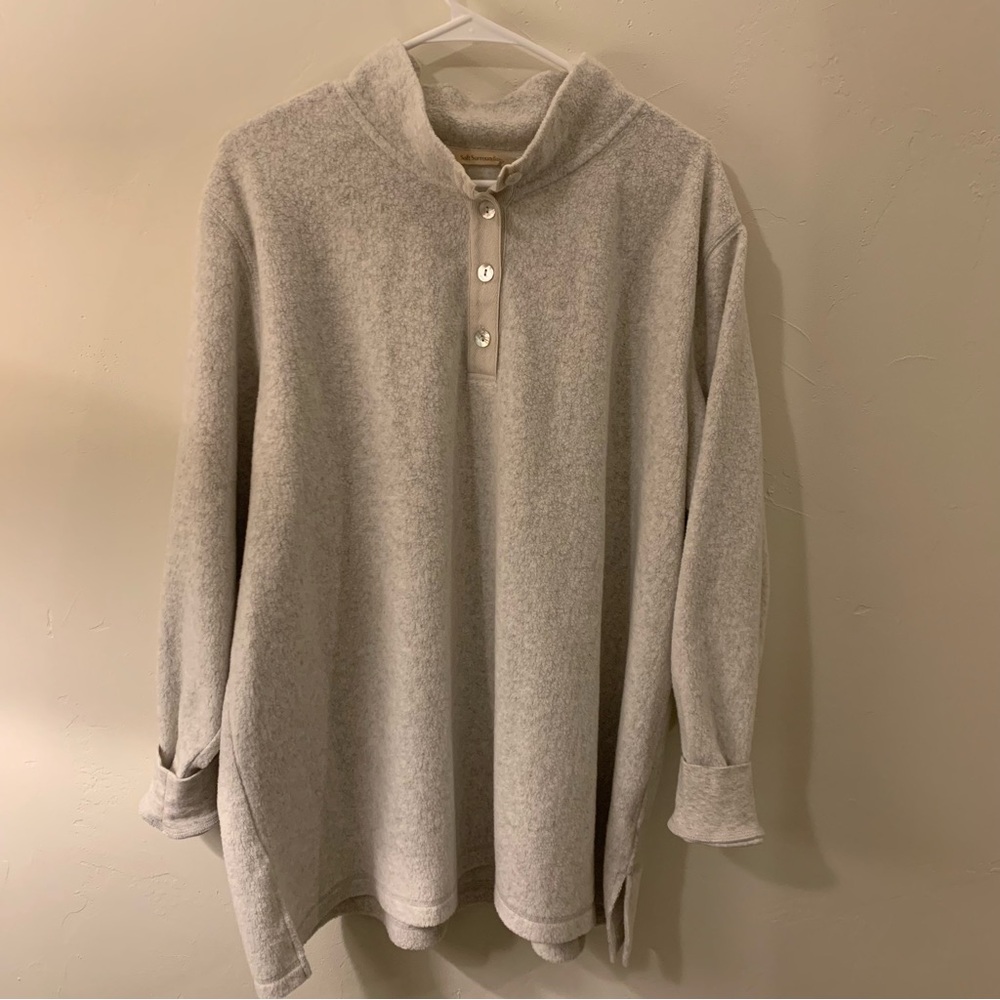 Soft Surroundings Cuddle Pull Over Tunic Sweater Oversized and Cozy